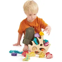 Tender Leaf Toys Jeu d'empilement Récif corallien (Jouet d'enfant, en bois) 7508410