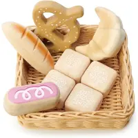 Tender Leaf Toys Brot und Brötchen, 5 verschiedene Brötchen, Kinderspielzeug
