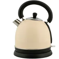 Mestic Bouilloire électrique MWC-180 Retro 1,8 L, couleur crème et noir