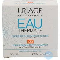 Uriage Eau Thermale Water Cream Tinted Compact SPF 30 poudre soyeuse pour un teint unifié 10 g