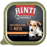 Rinti Feinest Poultry Pure&Rice tacka drób i ryż 11x150 g