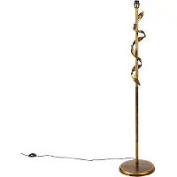 QAZQA Lampadaire vintage or antique 29 cm sans abat-jour - Linden