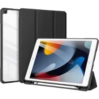 Capida Coque tablette Toby Apple iPad 9 (2021) 10.2 pouces / iPad 8 (2020) 10.2 pouces / iPad 7 (2019) 10.2 pouces - Noir