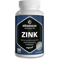 Vitamaze Zinc 25 mg hautement dosé comprimés végétaliens 180 pc