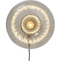 Its - Applique Brussels - Or/Verre - Ø27cm