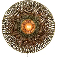 Good&Mojo - Applique Bali - Bambou/Noir - Ø87cm
