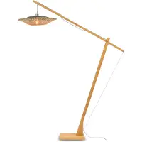 Good&Mojo - Lampadaire Kalimantan - Bambou - 175x60x207cm pour salon, chambre à coucher