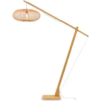 Good&Mojo - Lampadaire Cango - Bambou - 175x60x207cm pour salon, chambre à coucher