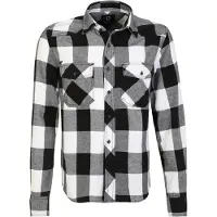 Brandit Chemise gris chiné / noir / blanc