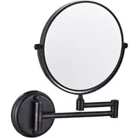 Uniq Miroir mural grossissant 10x - noir