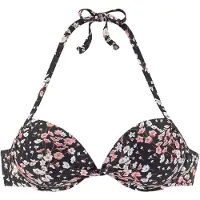 LASCANA Hauts de bikini marron / rose ancienne / noir / blanc