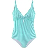 s.Oliver Maillot de bain menthe / blanc cassé