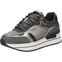 Pepe Jeans - Baskets basses RUSPER GALA, couleur gris, taille 39