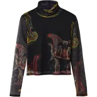 Desigual T-shirt FRIENDS femmes - Noir - EU M