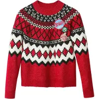 Desigual Pull BUDDY femmes - Rouge - EU XS