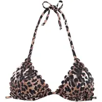LASCANA Hauts de bikini 'Lexa' beige / noir