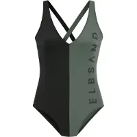 Elbsand Maillot de bain vert / noir