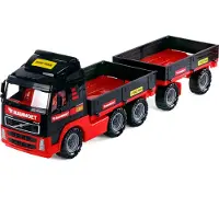 Cavallino Toys Camion Mammoet avec remorque Échelle 1:16 rouge noir