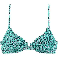 LASCANA Hauts de bikini menthe / noir / blanc