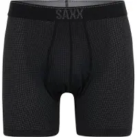 Saxx Quest Fly Boxers Noir 2XL Homme