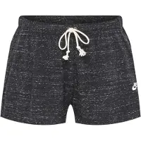 Nike Pantalon noir chiné / blanc