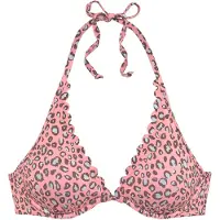 LASCANA Hauts de bikini marron / rose / blanc