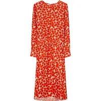Seidensticker Robe beige / orange foncé