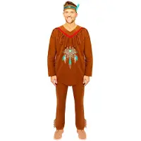 Amscan Costume amérindien Hommes 990708