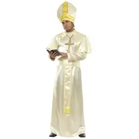 Smiffy'S Smiffys - sm36376 - costume pape - la robe - la ceinture - le chapeau - le collier et la cape - taille m