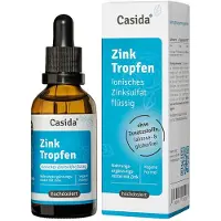 Casida Gouttes de zinc - sulfate de zinc ionique liquide, 50 ml TRO