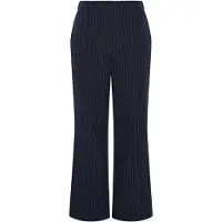 Pieces Pantalon 'BOZZY' bleu marine / blanc