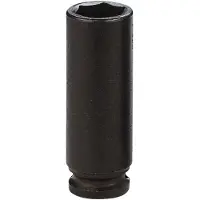 Irimo Douilles à choc 1/2", version longue, six pans, 21 mm (21 mm)