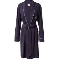 Ralph Lauren Peignoir long bleu marine / blanc