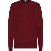 Tommy Hilfiger Pull-over bleu foncé / bourgogne / rouge vif / blanc