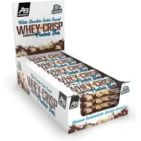 All stars Whey Crisp Protein Barre Protéinée Chocolat Blanc Cookie Crunch 25x50 g Barre