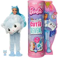 Barbie Cutie Reveal Poupée flocon de neige d'hiver - Husky