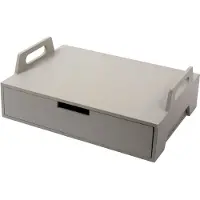 Gusta Table pour ordinateur portable Vert Gris 41 Cm, Support pour notebook, Vert