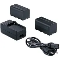 Falcon Eyes 2x Batterie NP-F750 + Chargeur de batterie SP-CHG
