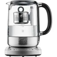 Solis Wasser-u.Teekocher 2200W 1.7L Timer Temp. Warmhaltef. Glased