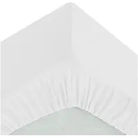 Atmosphera Drap housse blanc - 90 x 190 cm