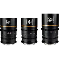 Laowa Ensemble Nanomorph S35 (27,35,50mm) (Ambre) (Cine) Arri PL/EF