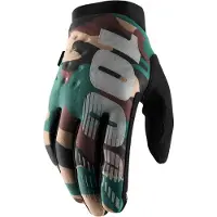 100% Brisker Gloves Noir S Homme