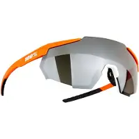100% Racetrap Mirrored Sunglasses Orange Black Mirror/CAT3