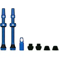 Muc Off Tubeless Valve Kit V2 Universal pour VTT & route, couleur:blue, taille:44