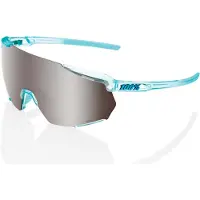 100% Racetrap 3.0 Sunglasses Clair HiPER Silver Mirror/CAT3
