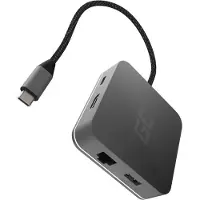 Green Cell AK61 station d'accueil USB 3.2 Gen 1 (3.1 Gen 1) Type-C Argent