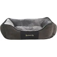 Scruffs & Tramps Chester Box Bed panier pour chien Graphite