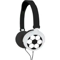 Lexibook Foldable Football Headphones With Cable And Usb Port Argenté