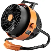 Neo Tools Chauffe-eau électrique 2400W 2en1 avec soufflerie, minuterie, poignée isolée, protection contre la surchauffe, version manuelle