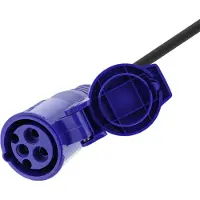 Deltaco GT-984 power extension 1 AC outlet(s) Indoor/outdoor Black (1x, 1 m)